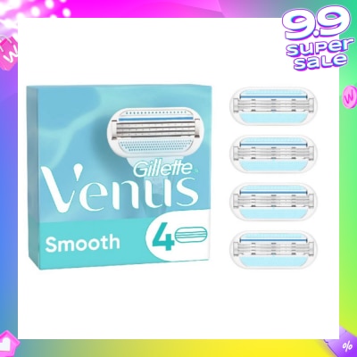 GILLETTE VENUS Smooth Blade Refill (Designed to Avoid Rust) 4s