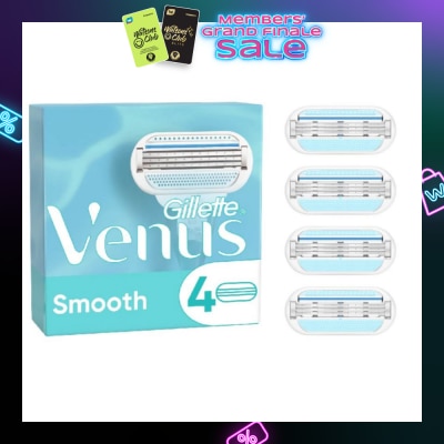 GILLETTE VENUS Smooth Blade Refill (Designed to Avoid Rust) 4s