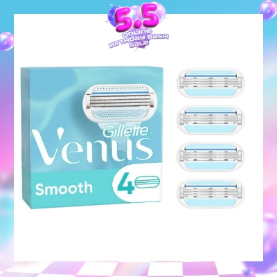 GILLETTE VENUS - Smooth Blade Refill (Designed to Avoid Rust) 4s
