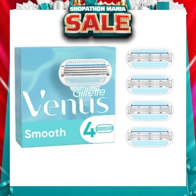 GILLETTE VENUS - Smooth Blade Refill (Designed to Avoid Rust) 4s