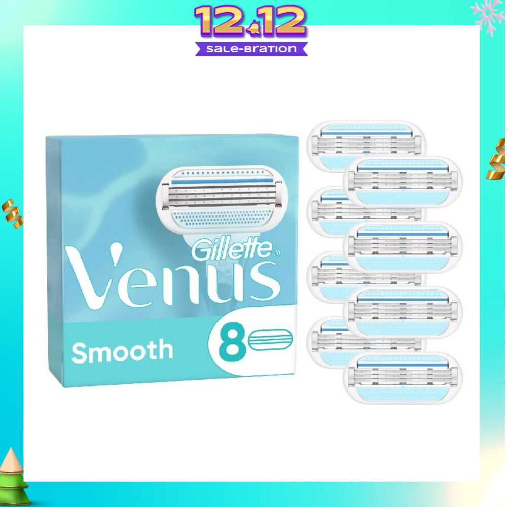Smooth Blade Refill Blades Value Packset (Designed to Avoid Rust) 8s