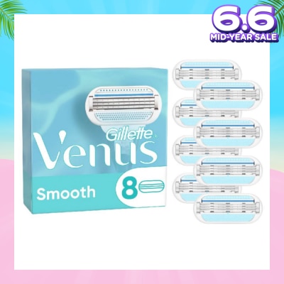 GILLETTE VENUS Smooth Blade Refill Blades Value Packset (Designed to Avoid Rust) 8s