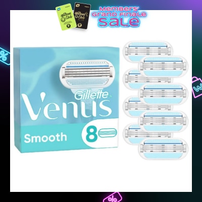 GILLETTE VENUS Smooth Blade Refill Blades Value Packset (Designed to Avoid Rust) 8s