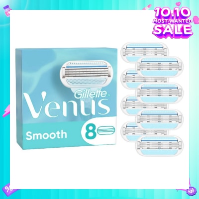 GILLETTE VENUS Smooth Blade Refill Blades Value Packset (Designed to Avoid Rust) 8s