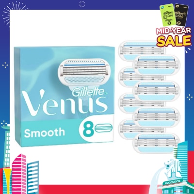 GILLETTE VENUS Smooth Blade Refill Blades Value Packset (Designed to Avoid Rust) 8s