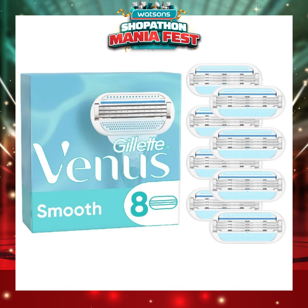 Smooth Blade Refill Blades Value Packset (Designed to Avoid Rust) 8s