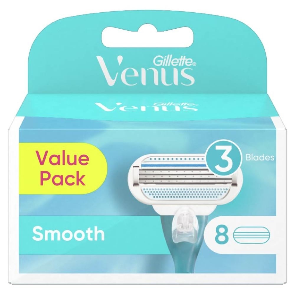 Smooth Blade Refill Blades Value Packset (Designed to Avoid Rust) 8s