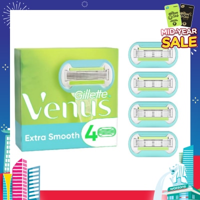 GILLETTE VENUS Extra Smooth Blade Refill (Designed to Avoid Rust) 4s