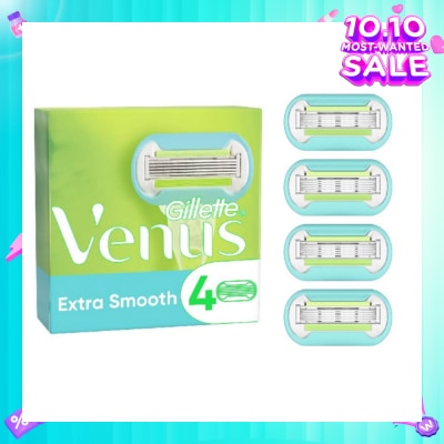GILLETTE VENUS Extra Smooth Blade Refill (Designed to Avoid Rust) 4s
