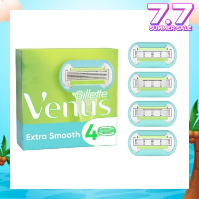 GILLETTE VENUS Extra Smooth Blade Refill (Designed to Avoid Rust) 4s