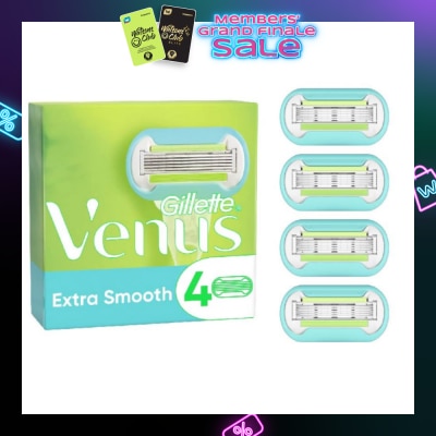 GILLETTE VENUS Extra Smooth Blade Refill (Designed to Avoid Rust) 4s