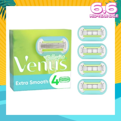 GILLETTE VENUS Extra Smooth Blade Refill (Designed to Avoid Rust) 4s