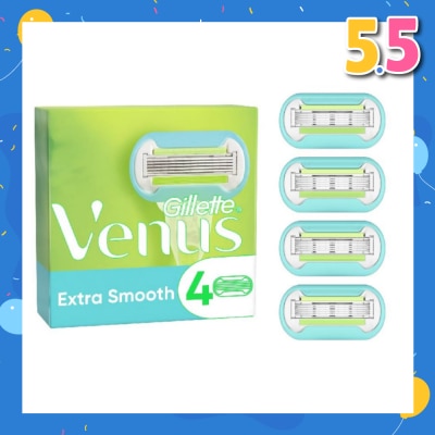 GILLETTE VENUS Extra Smooth Blade Refill (Designed to Avoid Rust) 4s
