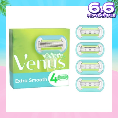 GILLETTE VENUS Extra Smooth Blade Refill (Designed to Avoid Rust) 4s