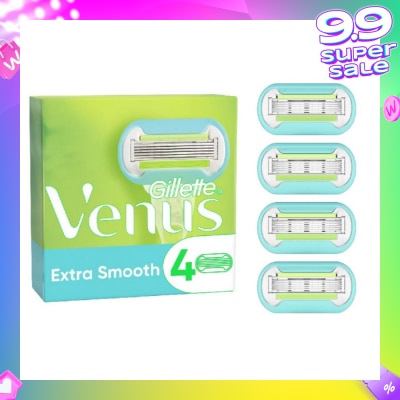 GILLETTE VENUS Extra Smooth Blade Refill (Designed to Avoid Rust) 4s