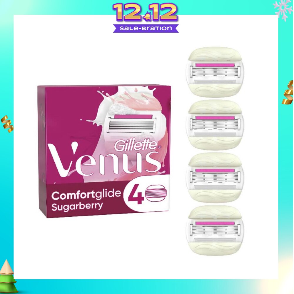 with OLAY Comfortglide Sugarberry Blade Refill (Designed to Avoid Rust) 4s
