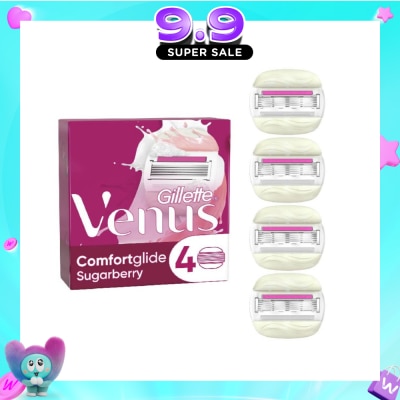 GILLETTE VENUS - with OLAY Comfortglide Sugarberry Blade Refill (Designed to Avoid Rust) 4s image