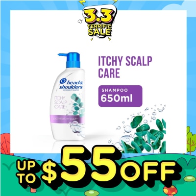 HEAD & SHOULDERS Itchy Scalp Care Anti Dandruff Shampoo 650ml