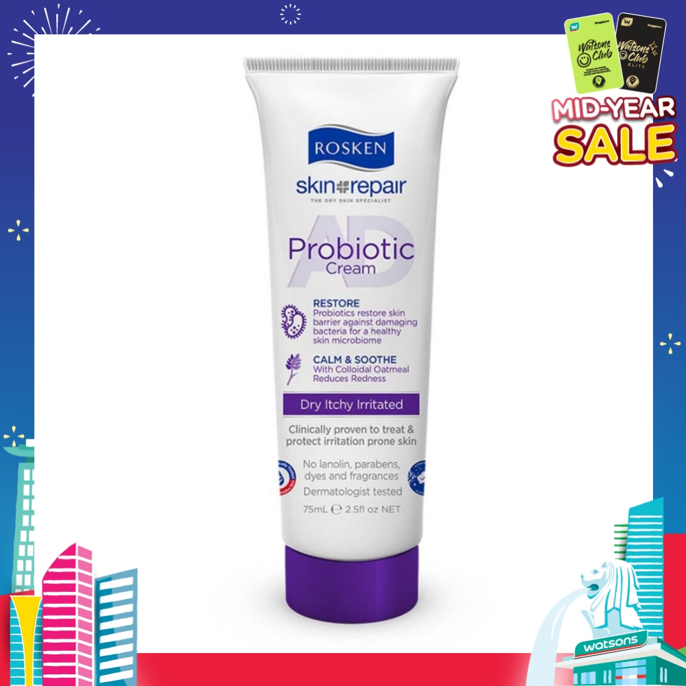 AD Probiotic Cream (For Healthy Skin Microbiome Suitable for Dry Itchy Skin Types) 75ml
