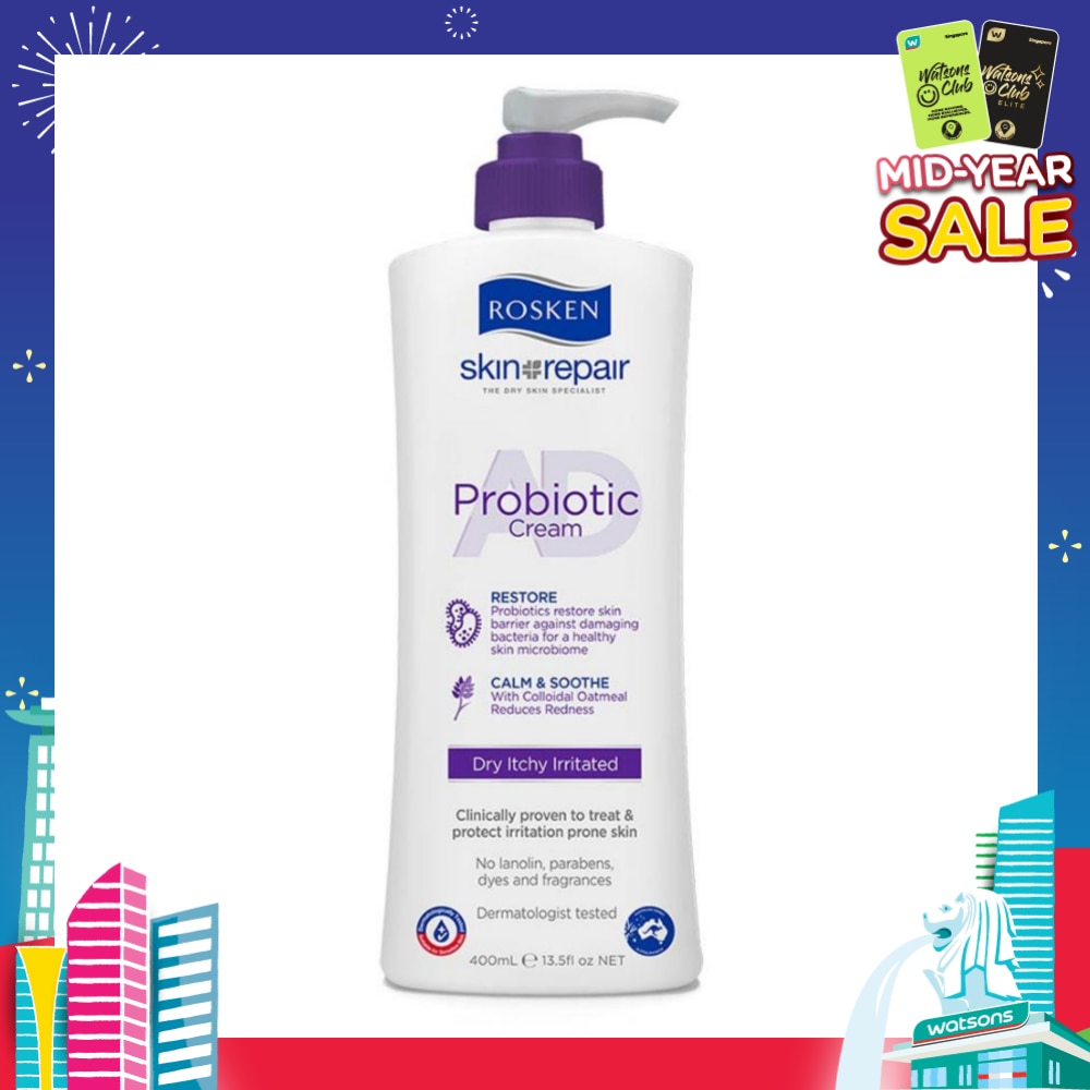AD Probiotic Cream (For Healthy Skin Microbiome Suitable for Dry Itchy Skin Types) 400ml