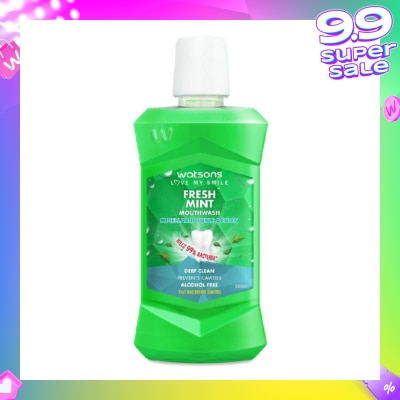 WATSONS Watsons Micellar Double Action Fresh Mint Mouthwash 500ml