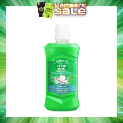 WATSONS - Watsons Micellar Double Action Fresh Mint Mouthwash 500ml