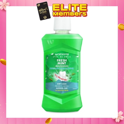 WATSONS Watsons Micellar Double Action Fresh Mint Mouthwash 500ml