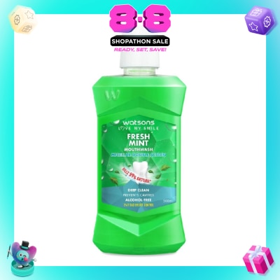 WATSONS - Micellar Double Action Fresh Mint Mouthwash 500ml