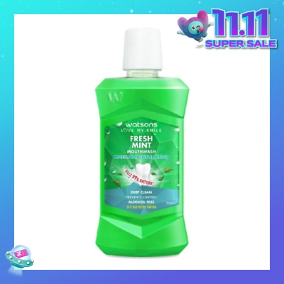 WATSONS Watsons Micellar Double Action Fresh Mint Mouthwash 500ml