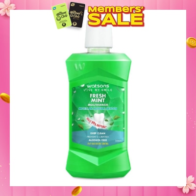 WATSONS Watsons Micellar Double Action Fresh Mint Mouthwash 500ml