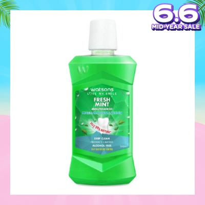 WATSONS Watsons Micellar Double Action Fresh Mint Mouthwash 500ml