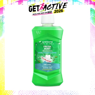 WATSONS - Micellar Double Action Fresh Mint Mouthwash 500ml image