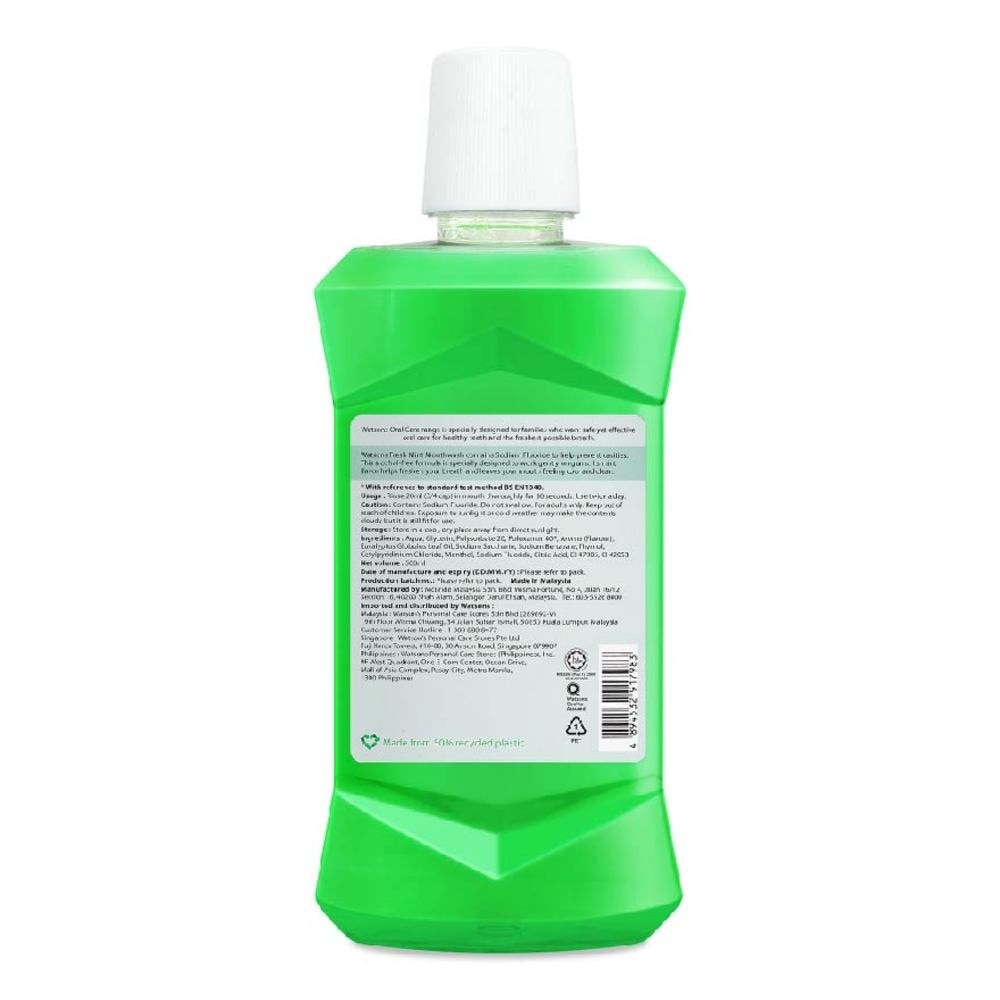 Watsons Micellar Double Action Fresh Mint Mouthwash 500ml