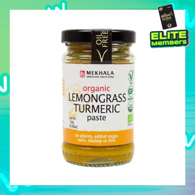 FOOD CULTURE MEKHALA Vegan Organic Lemongrass Turmeric Paste 100g