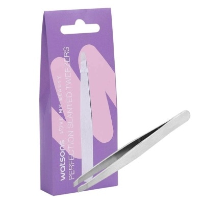 WATSONS Perfection Slanted Tweezers (Ideal for Outer Eyebrow Area) 1s