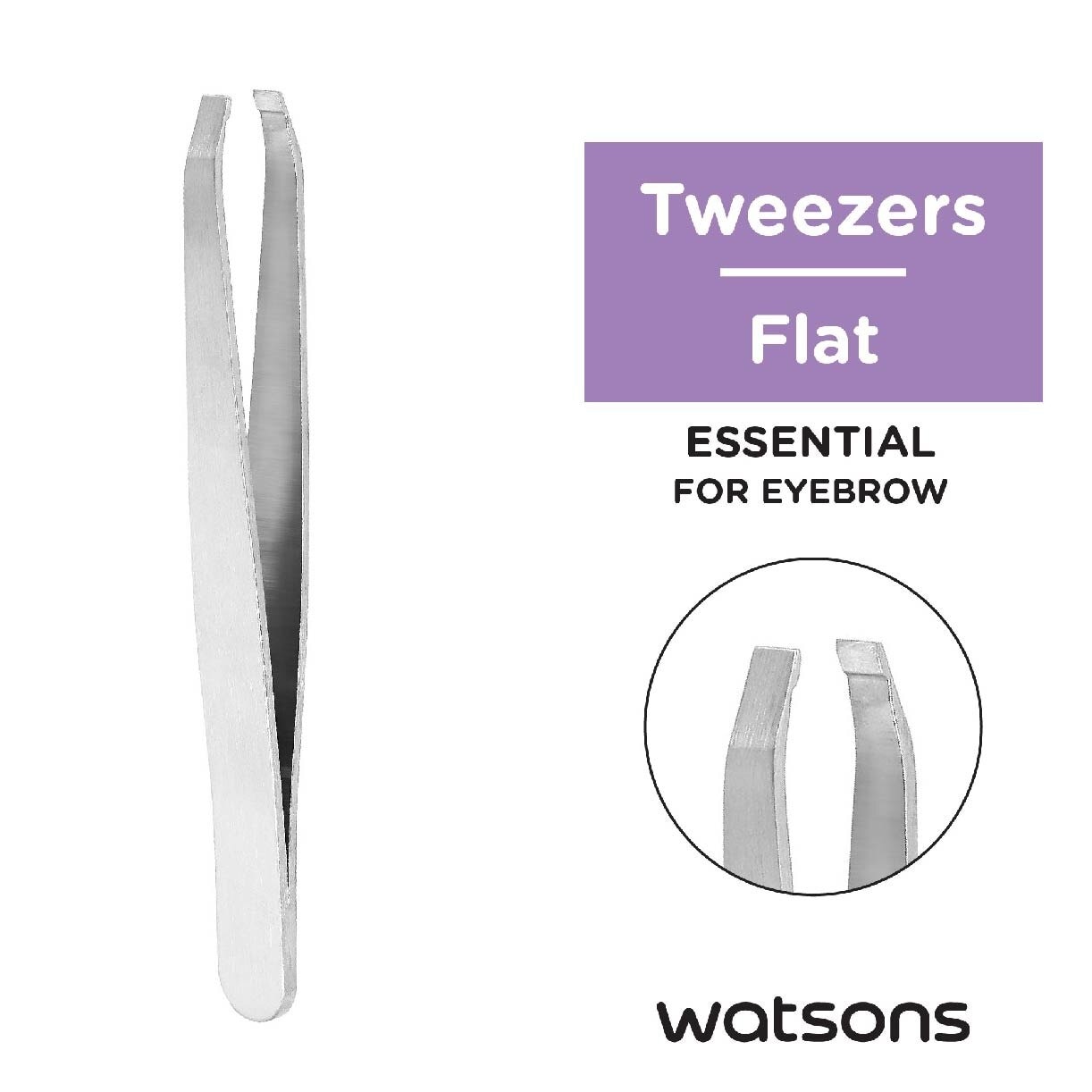 Perfection Flat Tweezers (Suitable for Removing All Hairs) 1s