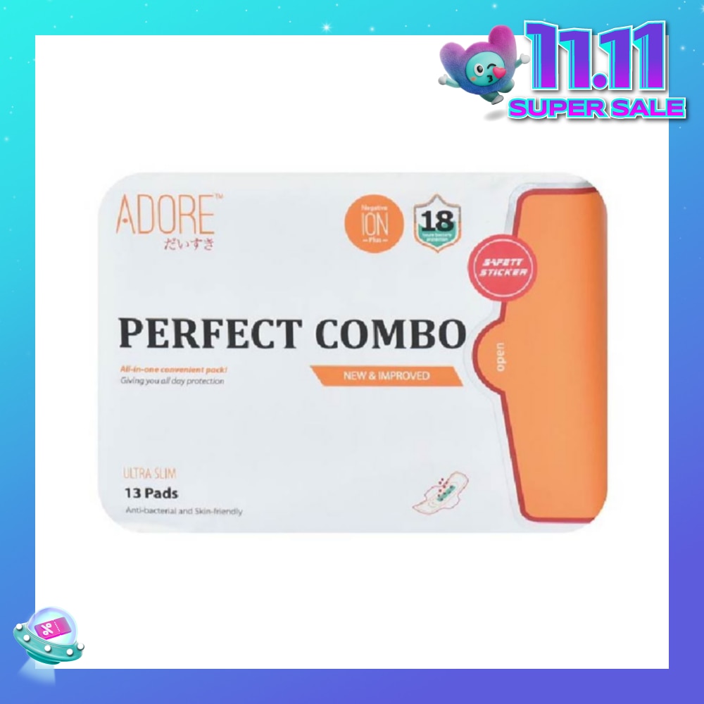 Perfect Combo Travel Pack Sanitary Pad For Day and Night Use (19cmx4s / 24cmx6s/ 28cmx3s)