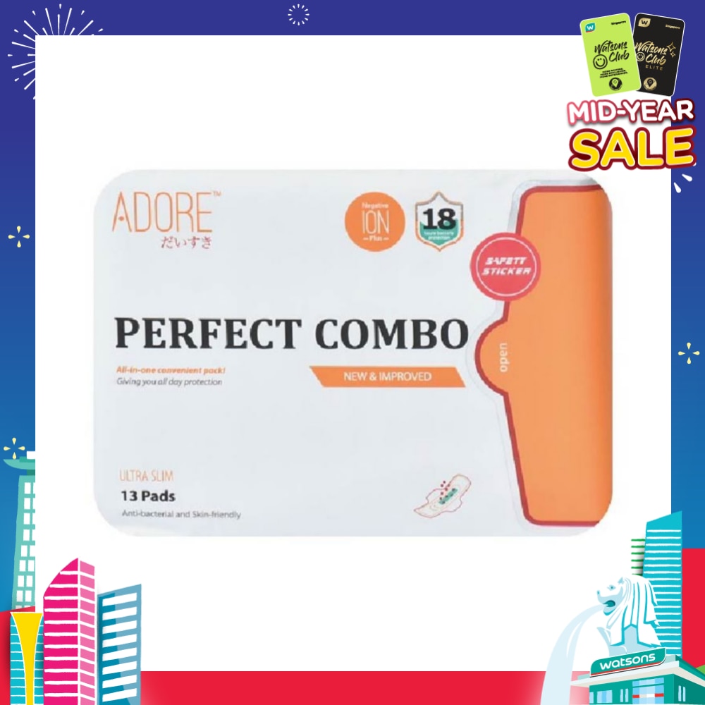 Perfect Combo Travel Pack Sanitary Pad For Day and Night Use (19cmx4s / 24cmx6s/ 28cmx3s)