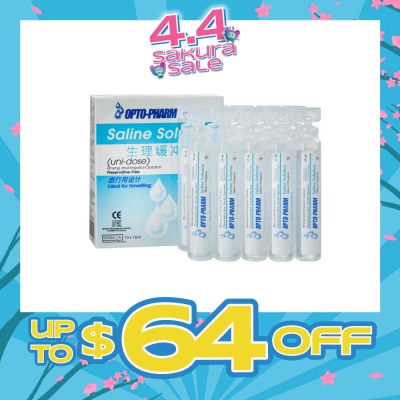 OPTO PHARM - Buffered Saline Travel Pack 10x15ml