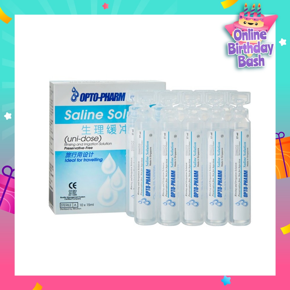 Buffered Saline Travel Pack 10x15ml