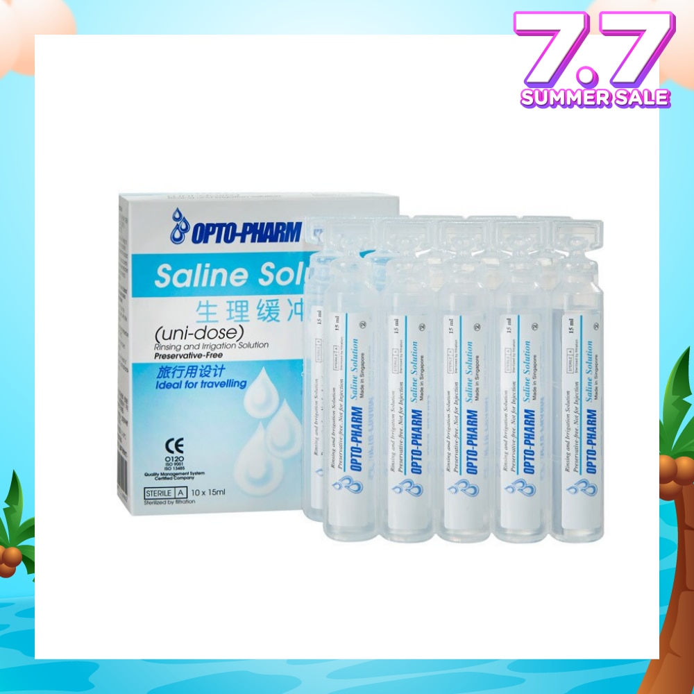 Buffered Saline Travel Pack 10x15ml