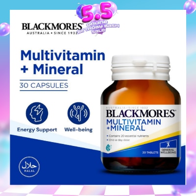 BLACKMORES - Multivitamin + Mineral Tablets 30s