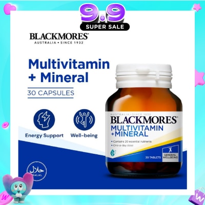 BLACKMORES - Multivitamin + Mineral Tablets 30s image
