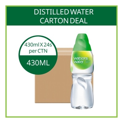 WATSONS Distilled Water 430ml x 24s (per carton) image
