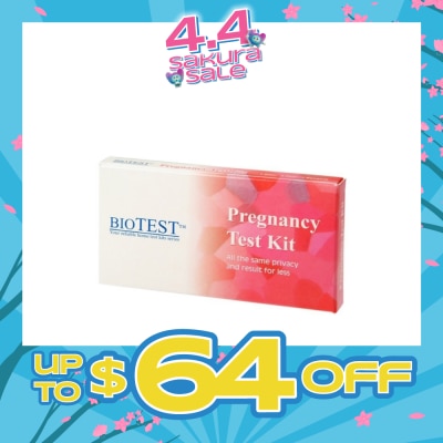 BIOTEST - Pregnancy Test Kit (cassette format)&nbsp;(Expiry: Oct`2026)