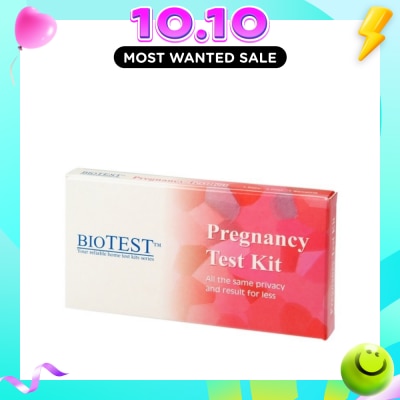 BIOTEST Pregnancy Test Kit (cassette format) (Expiry: Jul`2027) image