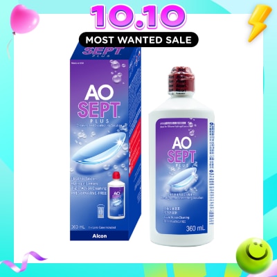 AOSEPT® Plus Hydrogel Lenses Cleaning & Disinfecting Solution 360ml image