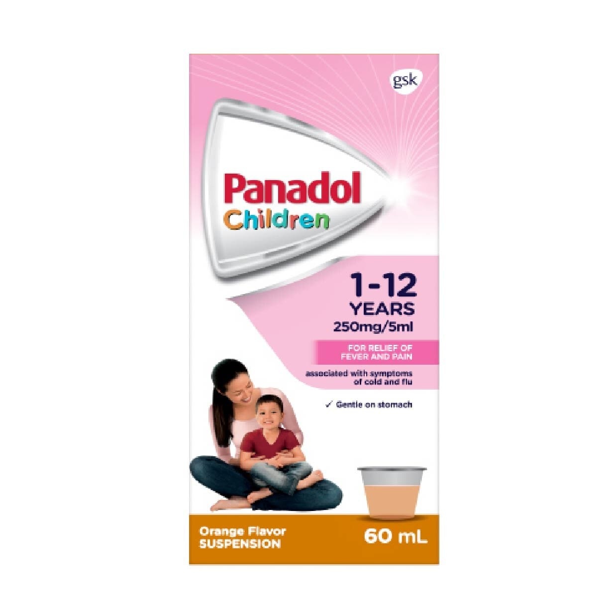 Panadol Children's Suspension 1-12 years 60ml