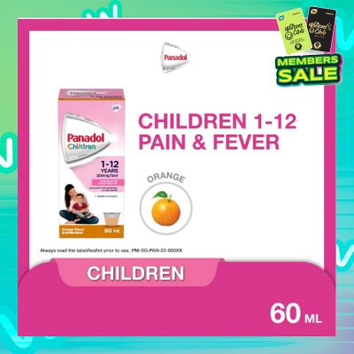PANADOL Children's Suspension 1-12 years 60ml