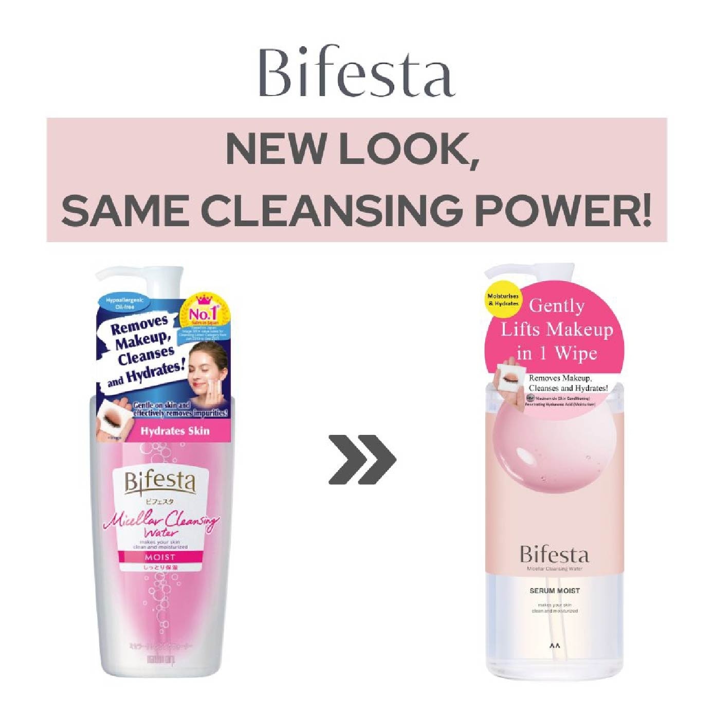 Micellar Cleansing Water Moist (Gentle on Skin & Effectively Removes Impurities) 400ml